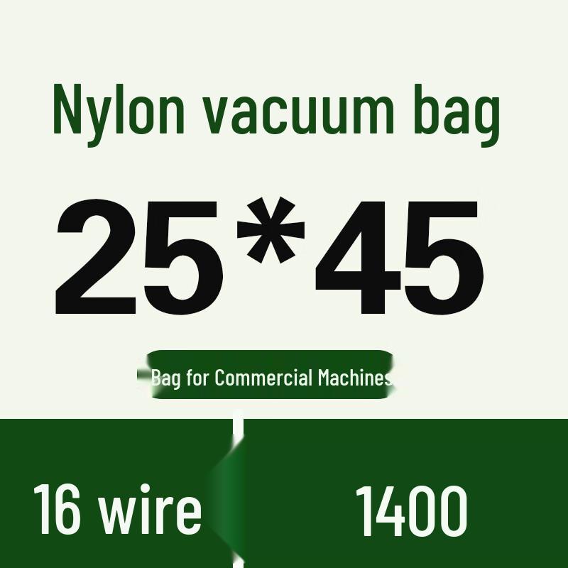 Handon Thickened Transparent Nylon Vacuum Sealer Bags 25x45cm