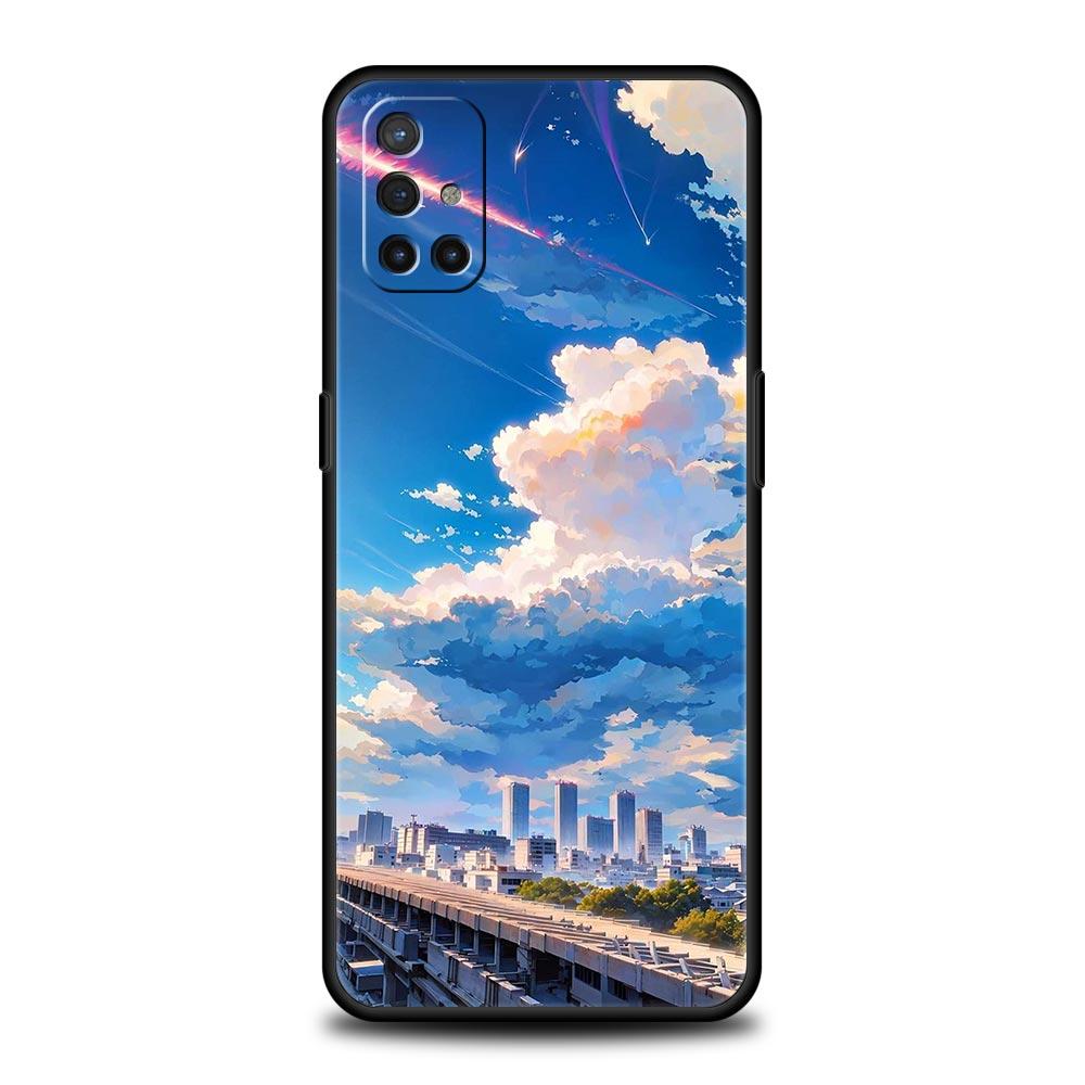 Phone Case For OnePlus 11 10 9 Pro 9T 12R 10R 9R 9RT 10T 8T 8 7 6T 7T Nord 2T CE 2 5G N200 N10 N100 Cover Japan Anime Landscape