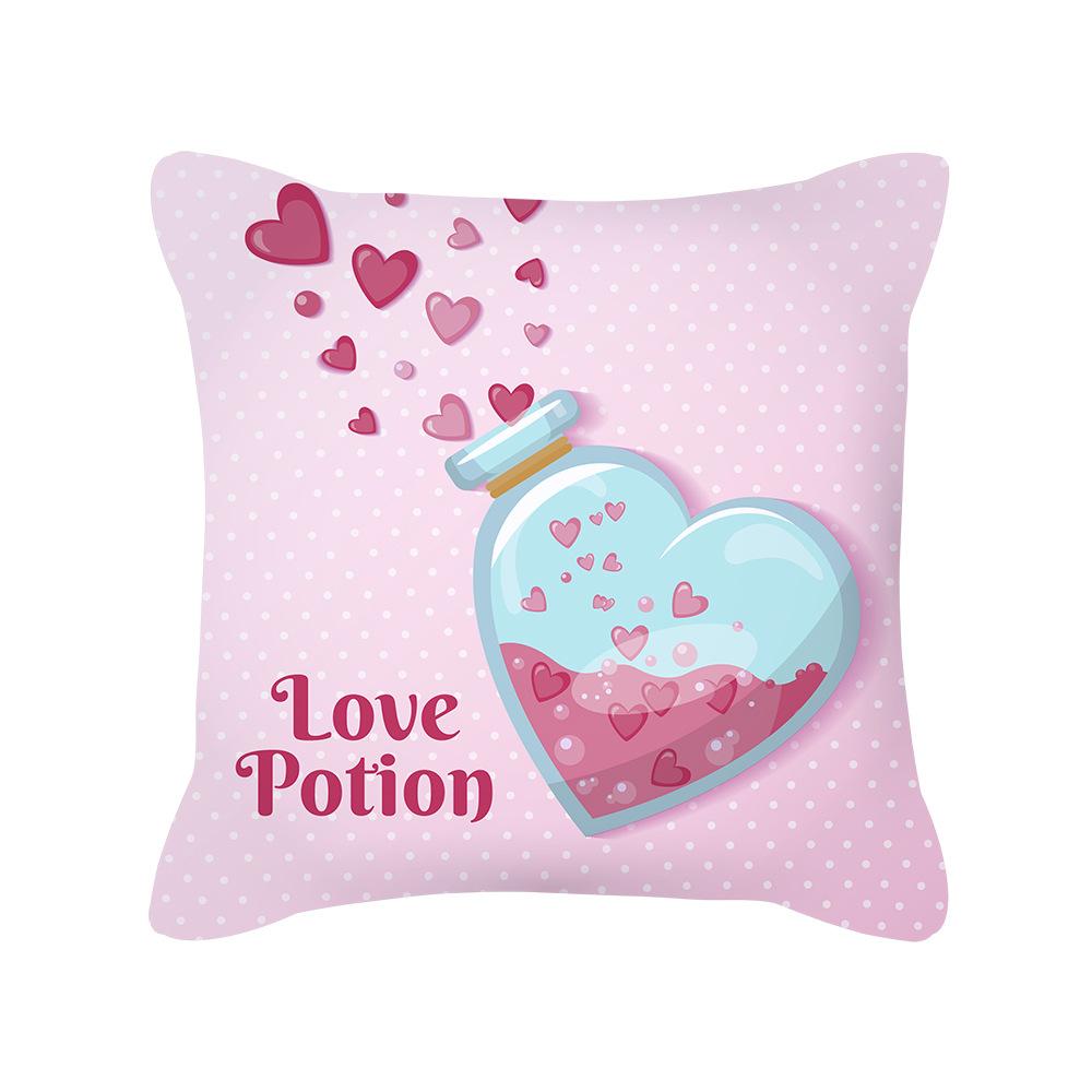 Home Decor Bedroom Pillowcases Valentine's Day Pink Girly Pattern Pillowcases