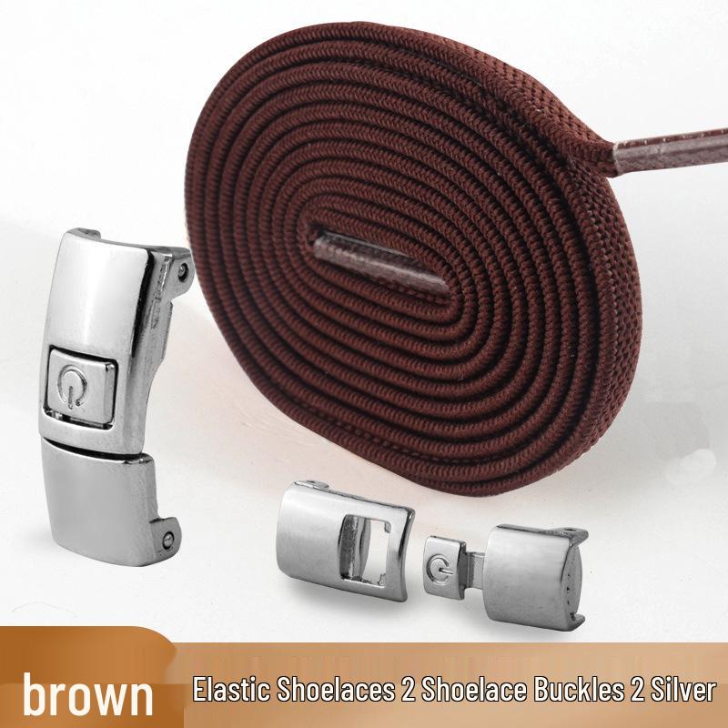 Mesh No-Tie Shoelaces with Interlock Buckle for Men & Women