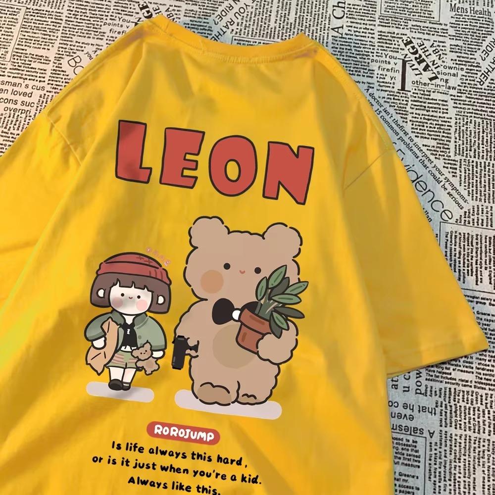 

Жизнь всегда такая тяжелая Мужская женская футболка Harajuku Летняя хлопковая дышащая футболка с круглым вырезом Свободная футболка Одежда Модная футболка для пары XXXXXL жёлтый