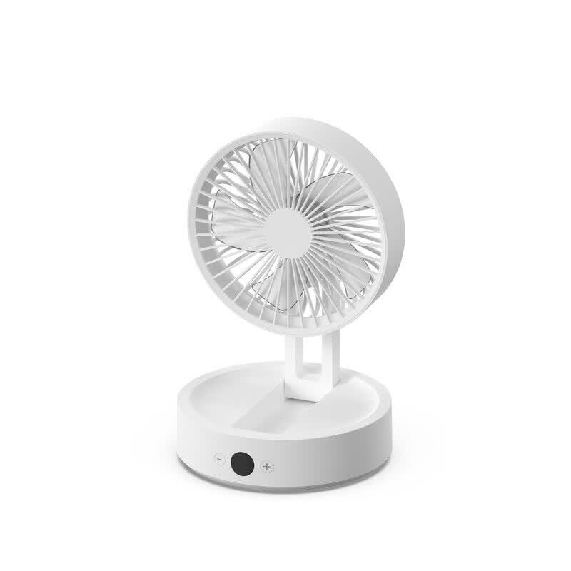 ZISIZ Foldable Desk/Wall Fan with Night Light & Remote