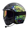 HNJ Harley Retro Electric Car Helmet Battery Men's Women's Half