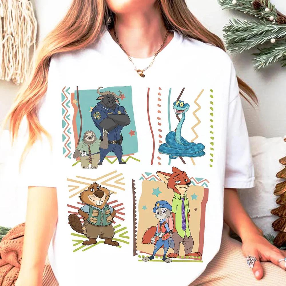 Zootopia Protect The Herd Judy Hopps Nick Wilde Priscilla Tshirt Ver1 S