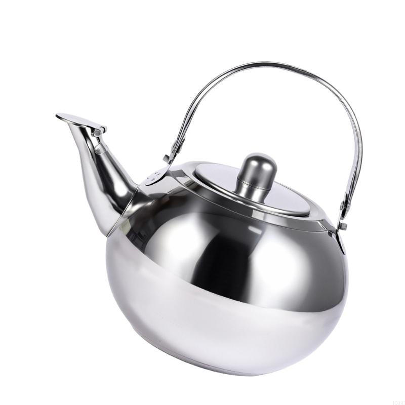 Rapid Heating 201 Stainless Steel Teapot Efficient Conduction For Quick Teas Preparation HX6C