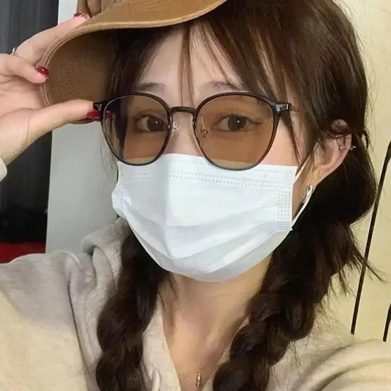 Intelligent Pochromic Myopia Glasses Fashion Blue Light Blocking Minus Eyeglasses Prescription Computer Eyewear Diopters