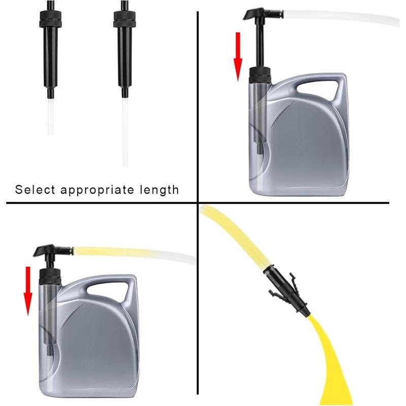 Compatible With Auto Transmission Liquid Car Hand Siphon Pump For Manually Pressing Fuel Oil Diesel Petrol Transfer Siphon Tool