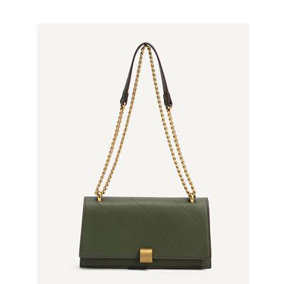 Fashion Underarm Bag Female Korean Version All Fashion Diamond Square Bag Crossbody Lock Hand Chain Bag