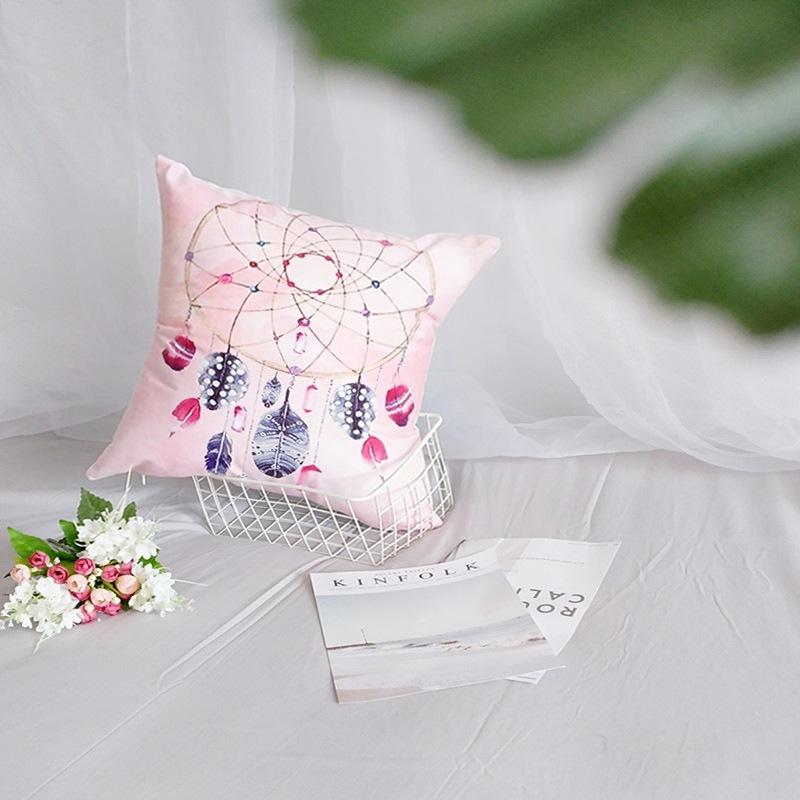 Mädchen im nordischen Stil, frisch und schlicht, modern, Ins Sofakissen, Internet-Berühmtheit, rosa Kissen, Kissenkissenkern