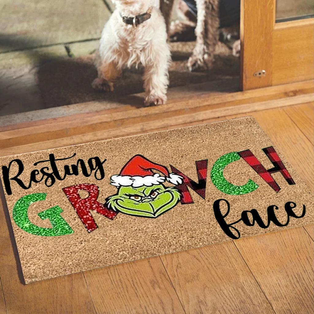 Tufted Microfiber Loop Carpet Thickened Bathroom Absorbent Mat Bathroom Door Non-Slip Feet Floor Mat