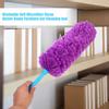 Washable Anti Static Soft Microfiber Clean Duster Home Furniture Car Cleaning Tool(purple)