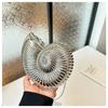 Design Sense of Conch Bag for Women  Acrylic Bag  Diagonal Chain  Cross Bag Shaped  New