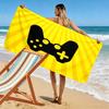 Game Controller 2D Flat Print Beach Towel, Large Soft Quick Dry Towel for Beach Camping Swimming.MSTJ0918318