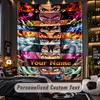 Personalized Wall Tapestry,Demon Slayer Custom Printed Name, Fabric Wall Art For Indoor Room Backdrop