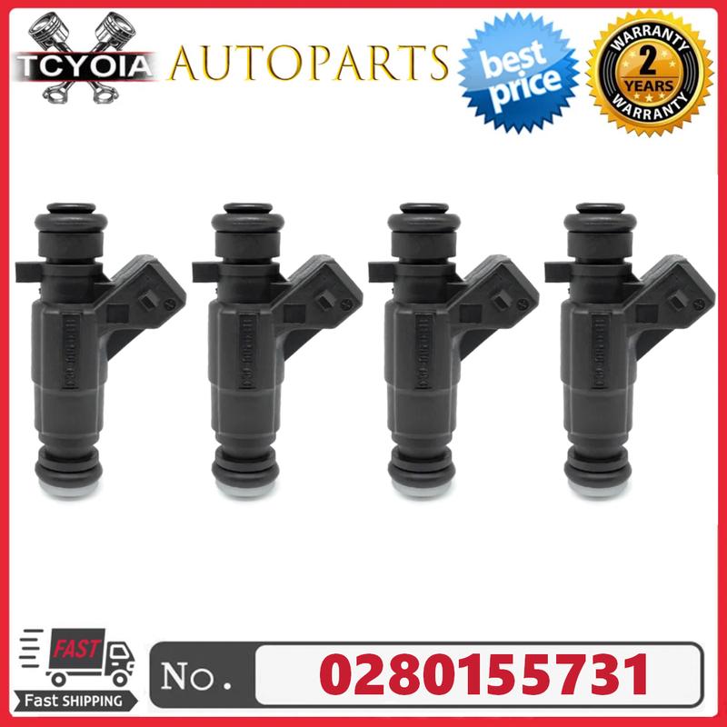 PEIVSO 4 Stück 0280155731 030906031E Einspritzdüse für Seat & Volkswagen Arosa / Cordoba / Golf / Polo 1.0 1.4