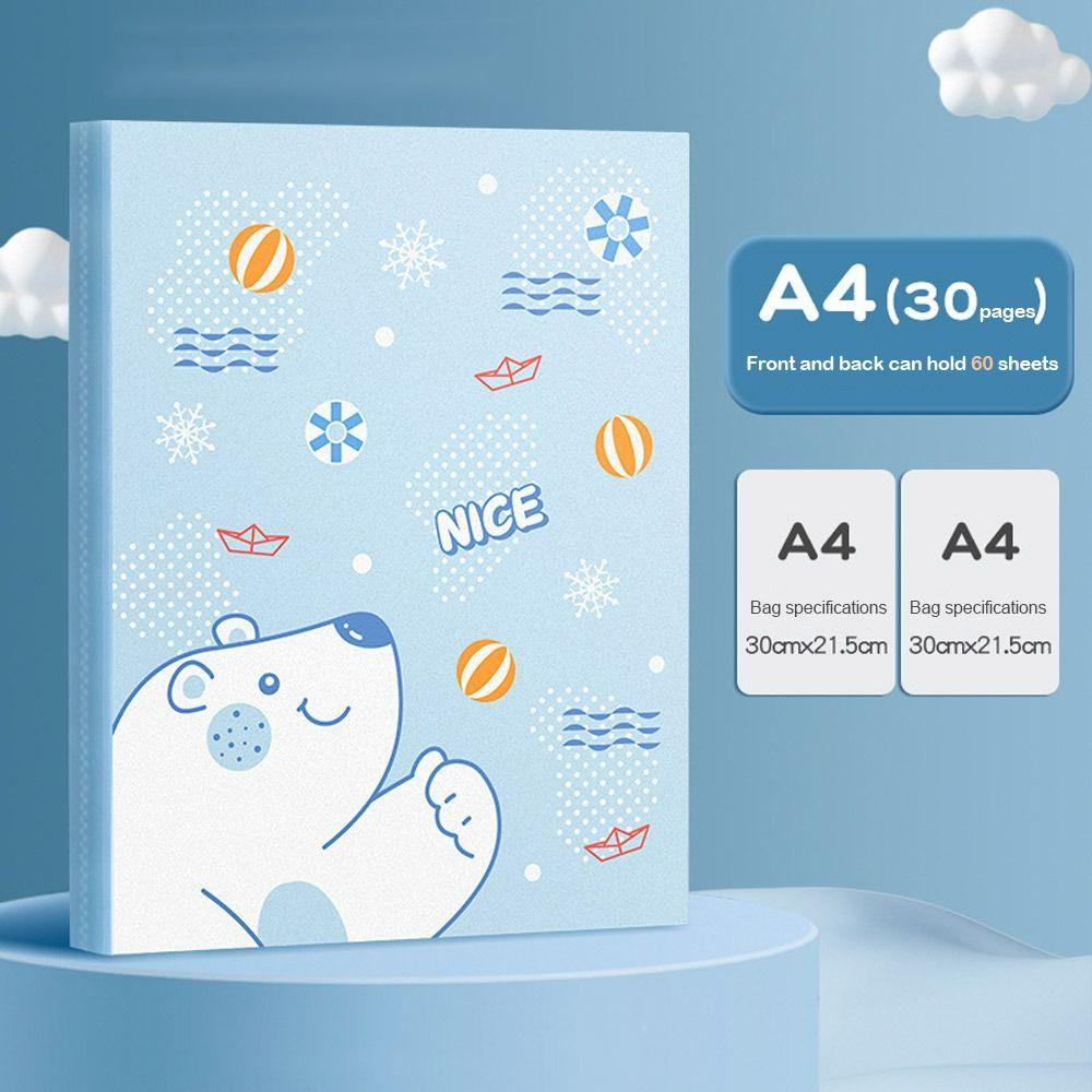 Plast Arkiv Bag Gjennomsiktig Bag Fil Oppbevaringspose Vanntett Arkiv Mappe Arkiv