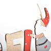 1 Pcs 23*13CM Wooden Santa Claus Letter Hanging Door Hanging Christmas Tree Party For Home Door Xmas Tree Pendants