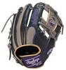 Rawlings baseball softball HYPER TECH COLOR SYNC GR6FHTCN62 Size inches worn on left glove, [infield] Navy/Gray, 11.25 (Right-handed throw, hand)
