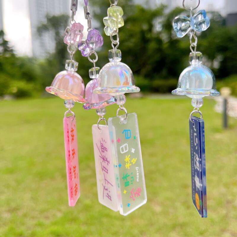 Lucky Charm Hooling Beads Mini Keychain Landscape Cute