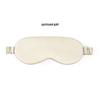 Butterfly Embroidered Silk Eye Mask - 19 Momme Double-Sided Mulberry Silk with Shade and Embroidered Logo