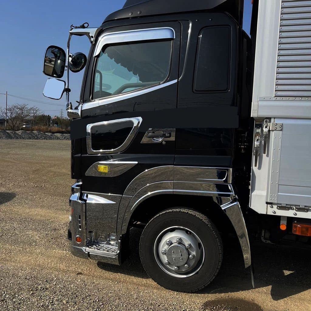 Hino Hinou 17 Ranger/17 Profia Chrome Door Handle Garnish (Exterior Truck Accessories)