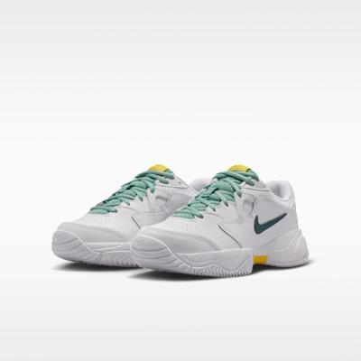 Nike Court Jr. Lite 2 GS 'White Healing Jade Speed Yellow'
