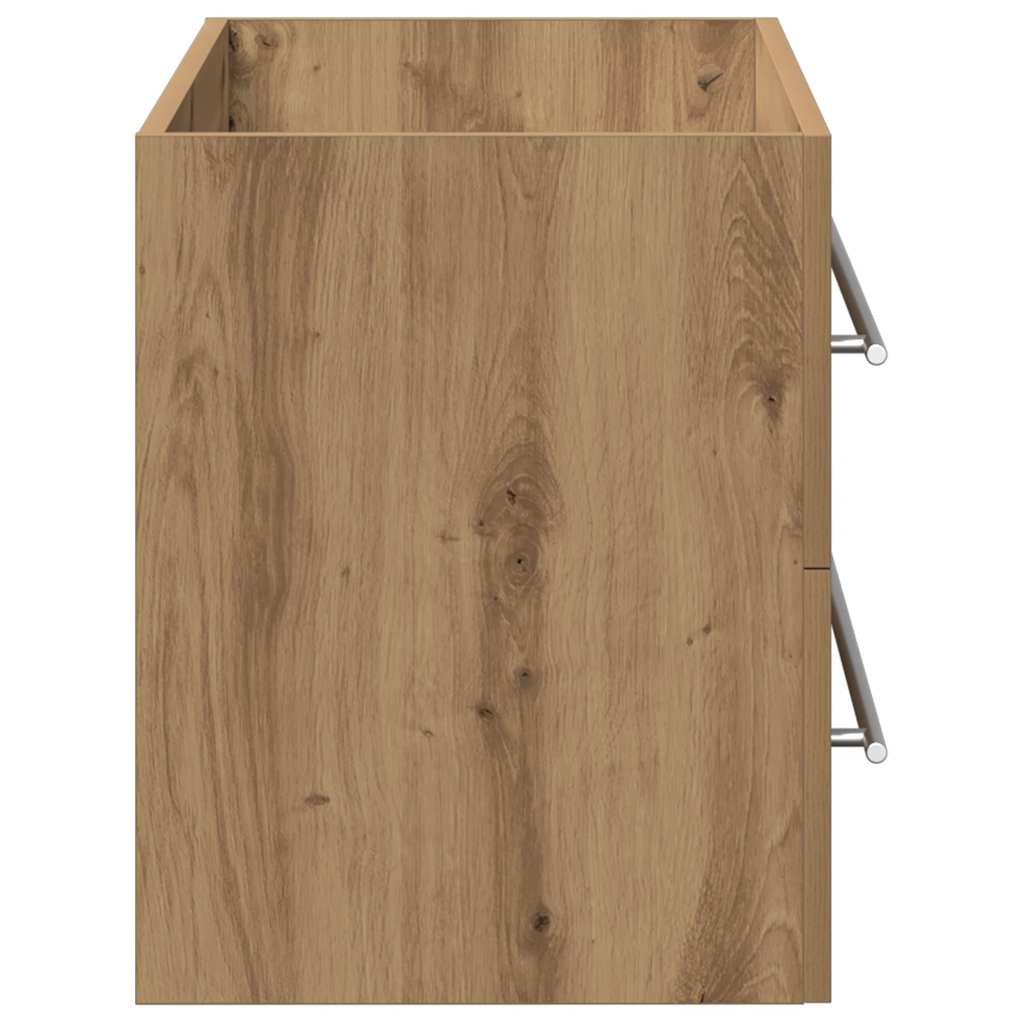 Artisan Oak Bathroom Vanity Unit 80 X 38.5 X 48 Cm