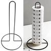 1Pcs Black/Silver Tissue Stand One-handed Tear Kitchen Storage Accessories Roll Paper Towel Holder