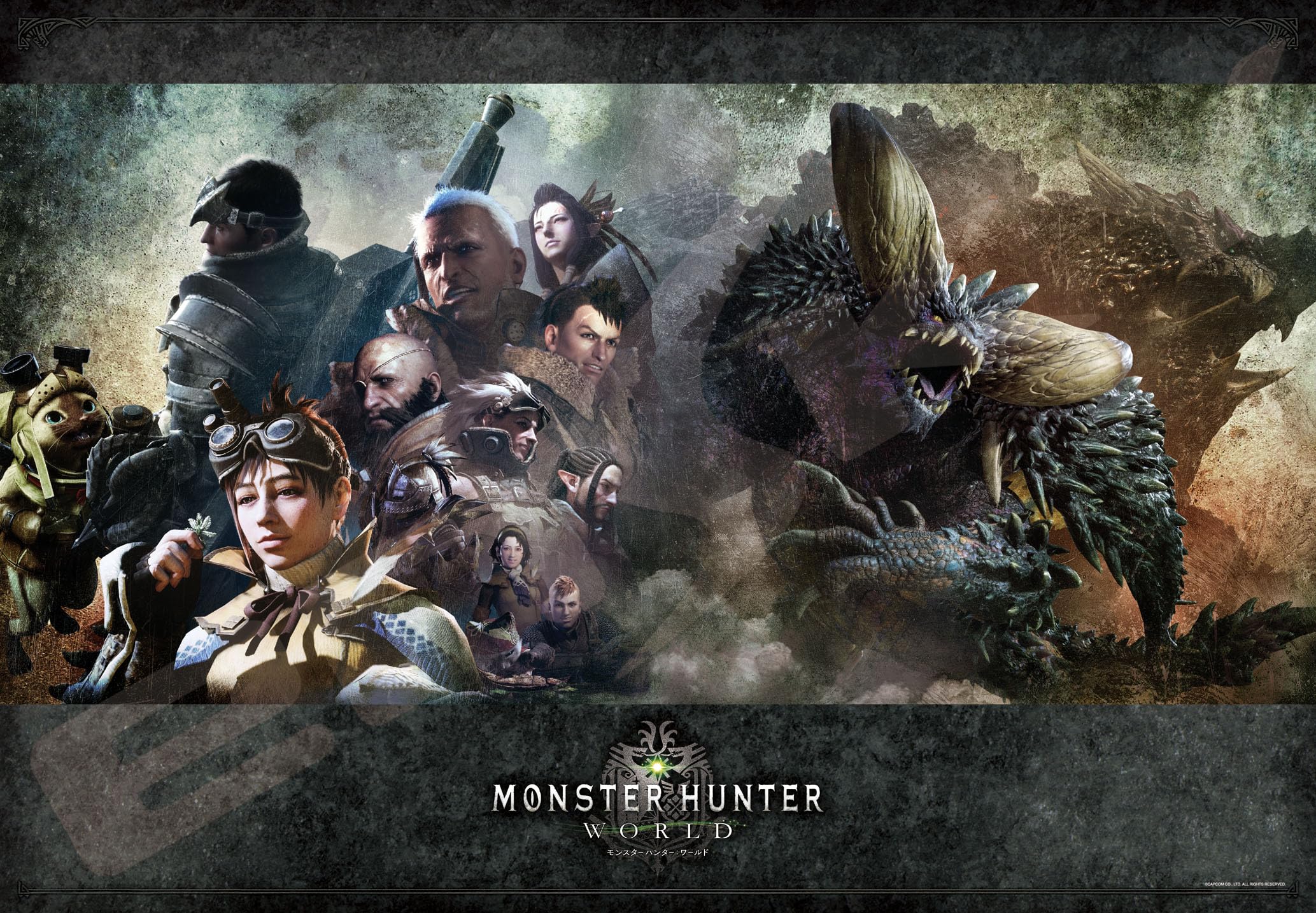 

Ensky 1000T Piece Jigsaw Puzzle Monster World May the Guiding Blue Star Shine Hunter 1000T-100 (51x73.5cm)