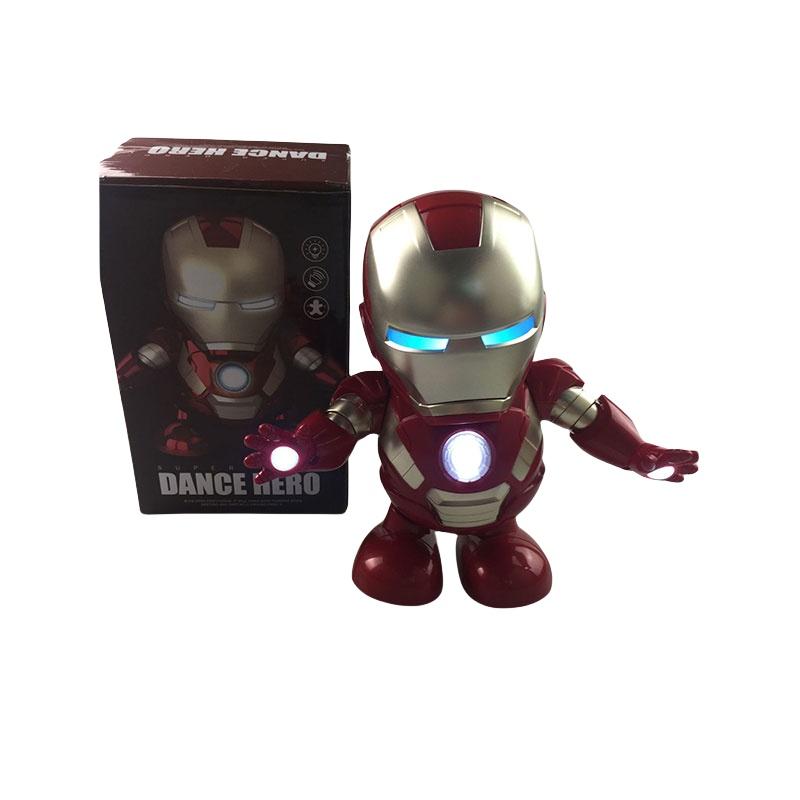 Dance Hero Bumblebee Batman Spiderman Optimus Prime Electric Robot Toy For Kids