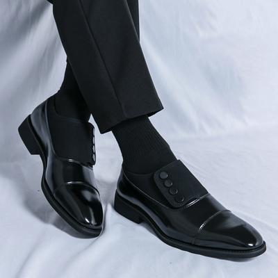 Scarpe in Pelle Uomo Mocassini Casual Design di Lusso Slip-on Scarpe Eleganti da Uomo Stile Tempo Libero Taglia Grande Suola Resistente all'Usura