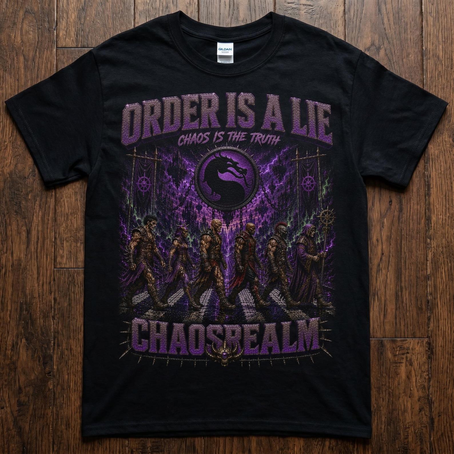 Mortal Kombat Chaosrealm Abbey Road Tee S