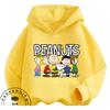 Street Fashion Kids Hoodie Cute Cartoon Graphic Autumn Winter Casual Sweatshirt Snoopy