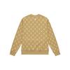 MLB Boston Red Sox Monogram Basic All Over Print Casual Sports Long Sleeve Pullover Crewneck Sweatshirt Unisex sweatshirt Camel 3AMTM1344-43CAS