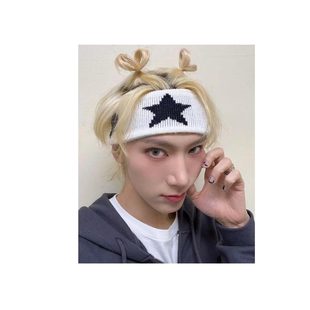 [USED] LOTSYOU Headband Navy Unisex