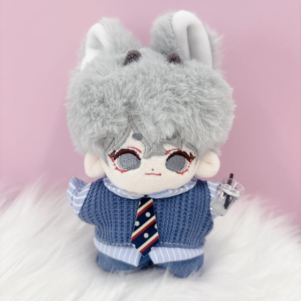 Shirt and pants set with tie for 10cm blue [parallel import goods] Model Kit