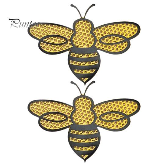 

Пчелиная станция с плавающим островом для опылителей Пчелиная станция с сотовым дизайном Плавающий пчелиный остров для кормления садовых диких опылителей 2pcs Honeybee