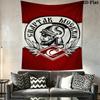 Spartak Moscow Fire Wall Hanging Printed Fabric Blanket Decorative Tapestries for Bedroom Living Room Home Decor
