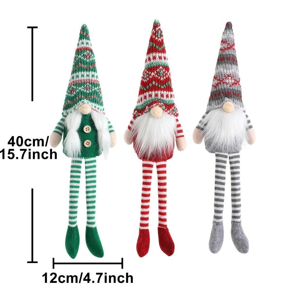 Knitted Design Knitted Gnome Doll Faceless Style Christmas Gnome Decor  New Year Celebration