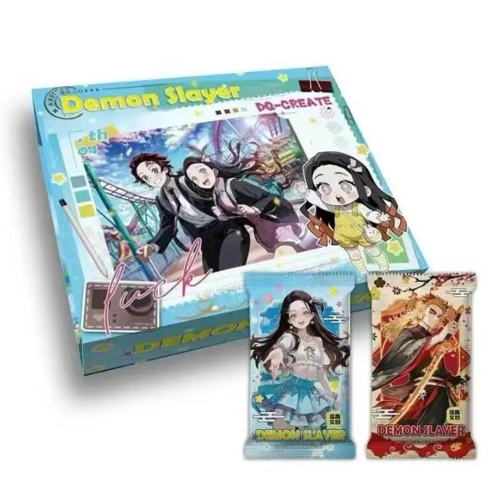 Nové originální karty Demon Slayer: Nekonečný vlak Karta SSP Karta Diamond Rare Tanjirou Kamado Nezuko Karta z kolekce postav