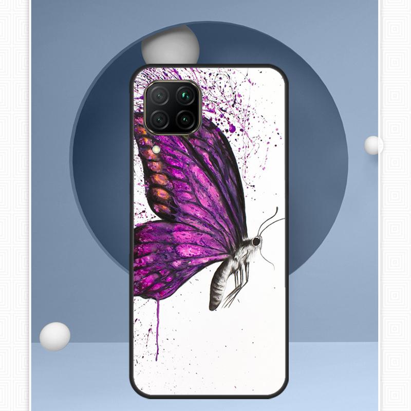 Luxury Butterfly For Huawei Nova 12s 12i 11i 8i Y91 Y60 Y70 Y72 Y90 Y61 9 10 SE P20 P40 Lite P30 P60 Pro Case