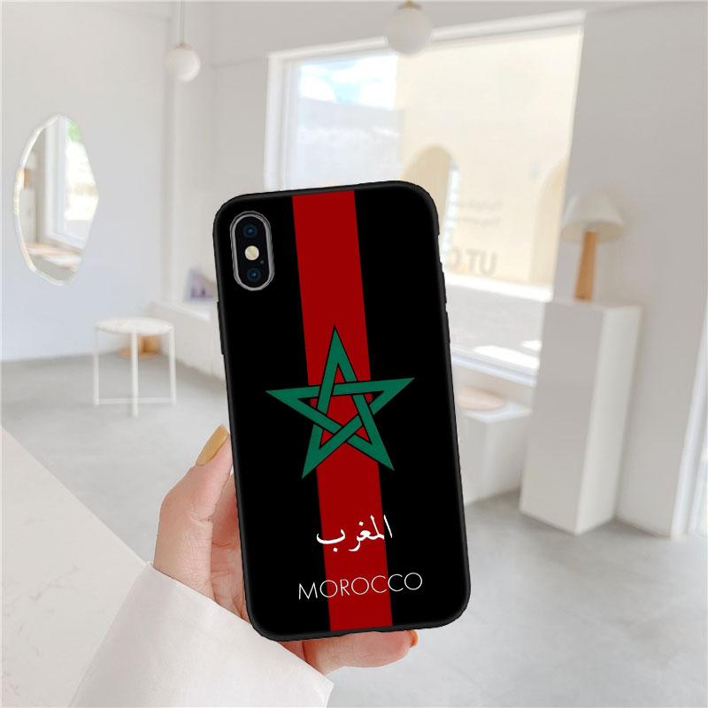 Morocco Flag Phone Case for Samsung Galaxy A01 A02 A02S A03 Core A03S A05 A05S A06 A10 A10S A16 A20 A20S A35 S10 Lite S10+ S10e