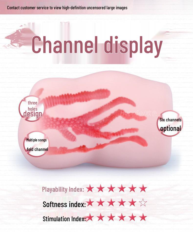 Joyful Silicone Erotic Male Masturbator Doll - Realistic Airplane Cup for Men