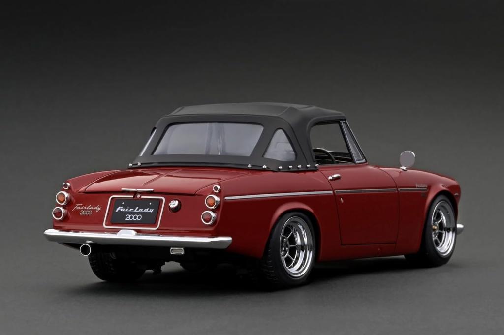 ignition model Datsun Fairlady 2000 WineRed finished product 1/18 (SR311)