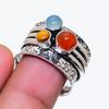 Inele din Argint Sterling 925 cu Carnelian Natural, Ochi de Tigru Mărimea 8.5 AR-18881