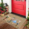 Nutcracker Printed Door Mat Carpet Entrance Hallway Anti-slip Door Mat for Indoor Outdoor Christmas Floor Mat Home Decoration