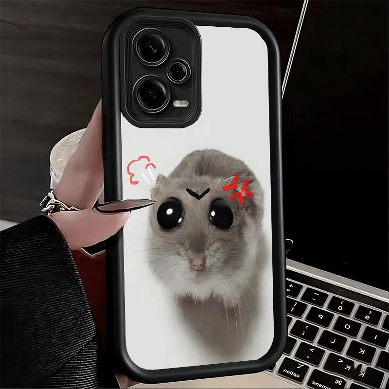 Phone Case for Xiaomi Redmi Note 15 14 13 Pro Plus Funny Sad Hamster Meme Shell 12S 11 11S 11T 5G 14S Soft Silicone Funda