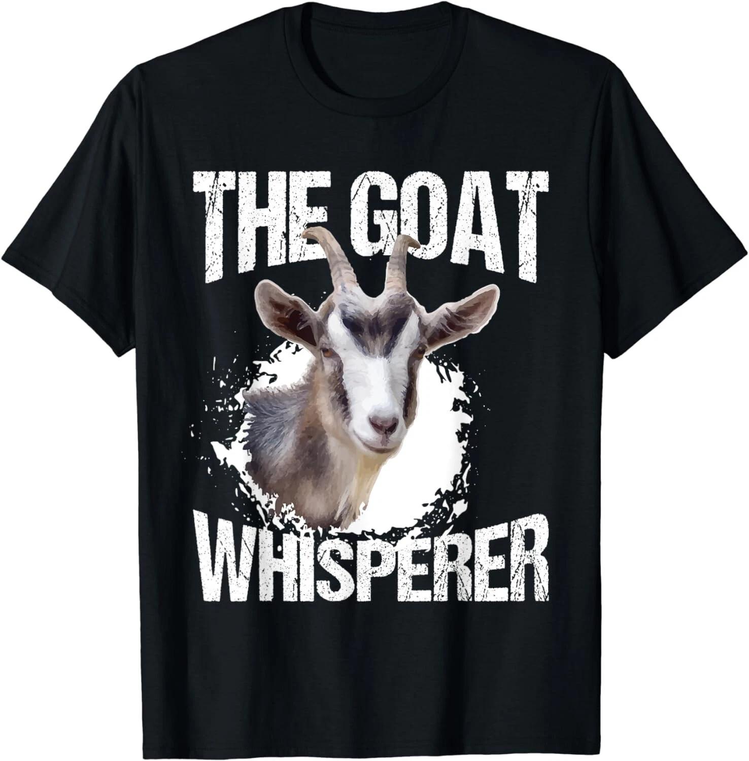 

The Goat Whisperer Funny Goat Lover Farmer Gift Unisex T-Shirt 3XL