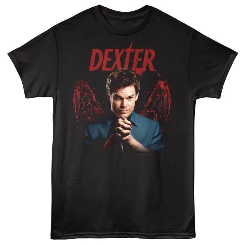 Dexter Morgan T Shirt Blood Wings Alt Tv Show Showtime New Mens Licensed Black S разноцветный