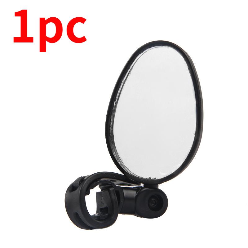 Bicycle Rearview Mirror Wide Angle Convex Mirror Bicycle Reflector Mountain Bike Rearview Mirror Silicone Handle Rearview Mirror
